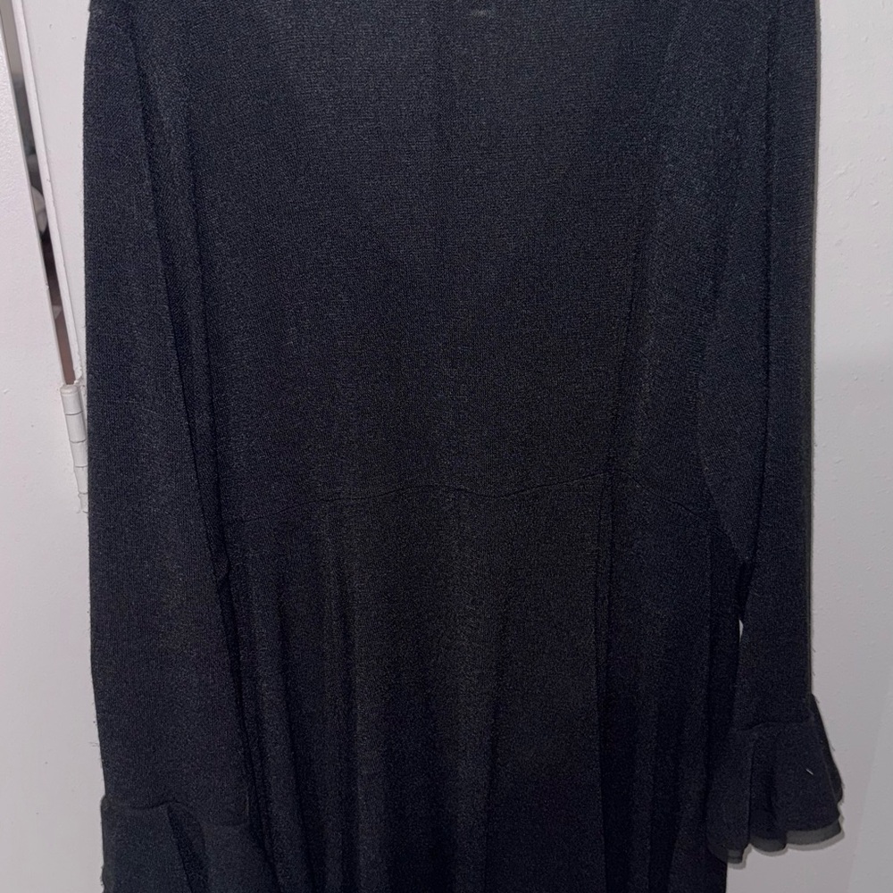 Torrid Black Flutter Sleeve Dress - Picture 4 of 7